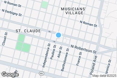 Map image of the property - 1519 Pauline St