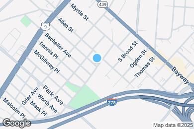 Map image of the property - 939 Meacham Ave