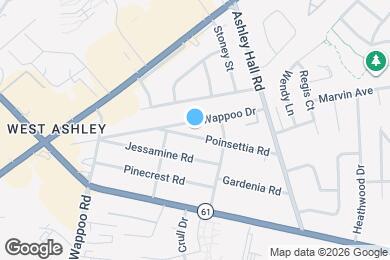 Map image of the property - 1618 Poinsettia Rd