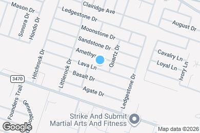 Map image of the property - 2007 Lava Ln