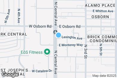 Map image of the property - 1 E Lexington Ave