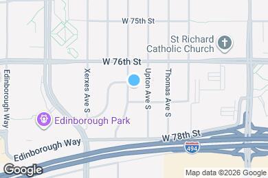 Map image of the property - 7633 Vincent Ave S