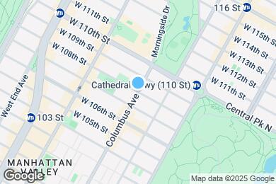 Map image of the property - W. 108th St Columbus Ave