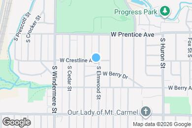 Map image of the property - 1304 W Crestline-