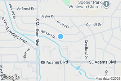 Map image of the property - 2026 Harvard Dr