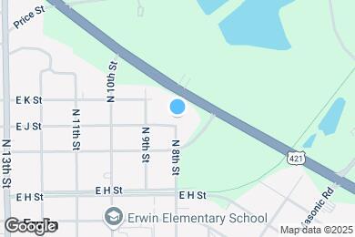 Map image of the property - 506 E J St