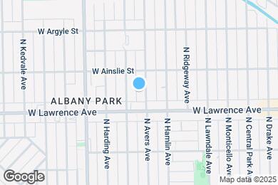 Map image of the property - 4826 N Avers Ave