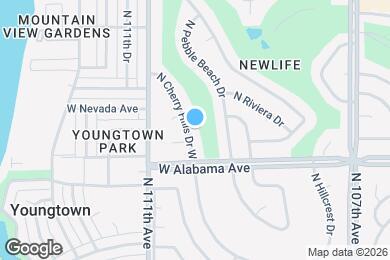 Map image of the property - 12231 N Cherry Hills Dr W