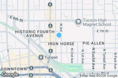 Map image of the property - 311 N 3rd Ave