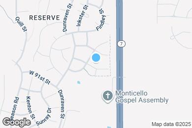 Map image of the property - 23304 W 90th Ter