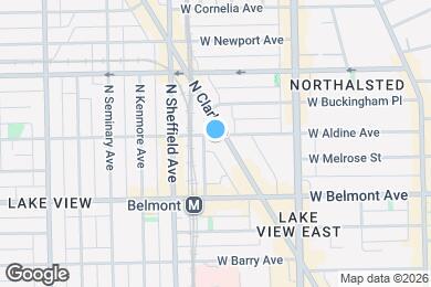 Map image of the property - 3266 N Clark St