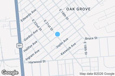 Map image of the property - 2100 Ingram Ave