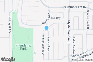 Map image of the property - 4139 Sunrise Pass