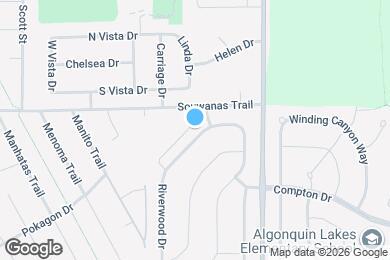 Map image of the property - 1110 Riverwood Dr