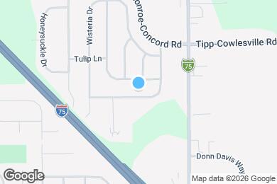 Map image of the property - 3370 Redbud Dr