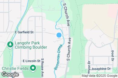 Map image of the property - 1301 S Church Ave