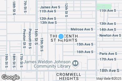 Map image of the property - 1451 12th St S