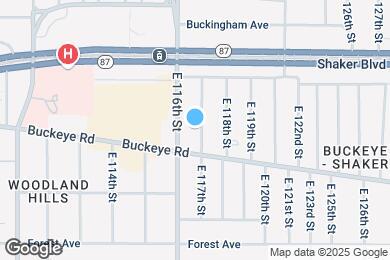 Map image of the property - 2832 E 117th St