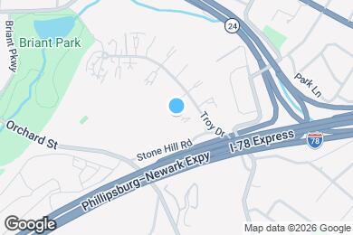 Map image of the property - 10 Troy Dr
