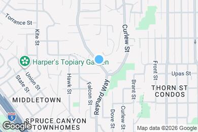 Map image of the property - 3432 Reynard Way