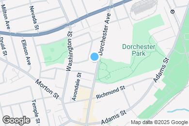Map image of the property - 2175 Dorchester Ave
