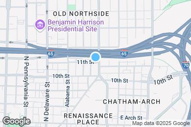 Map image of the property - 1030 Central Ave