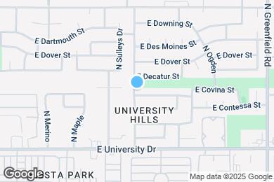 Map image of the property - 4012 E Covina St