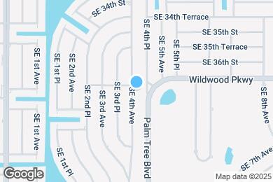 Map image of the property - 3705 SE 4th Ave