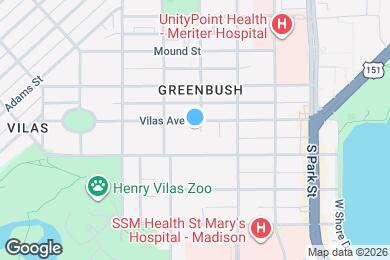 Map image of the property - 1203 Vilas Ave