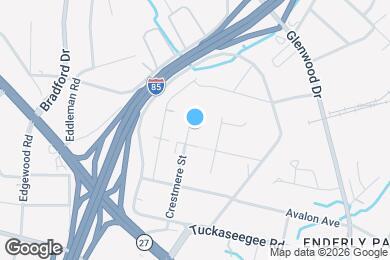 Map image of the property - 919 Crestmere St