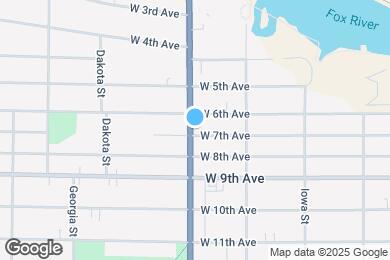 Map image of the property - 614 Ohio St