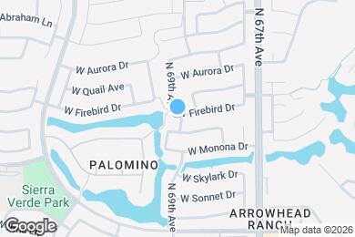 Map image of the property - 6881 W Firebird Dr