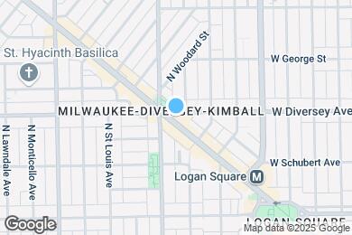 Map image of the property - 3333 W Diversey Ave