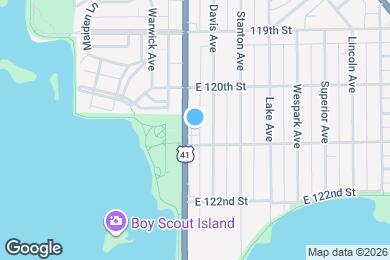 Map image of the property - 2037 Calumet Ave
