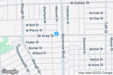 Map image of the property - 1125 W Gray St