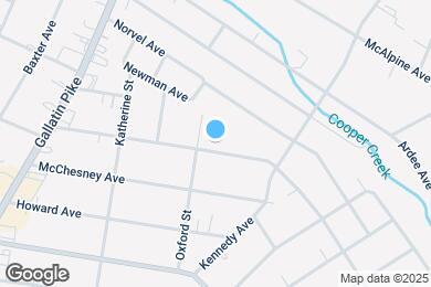 Map image of the property - 1305 Stratford Ave