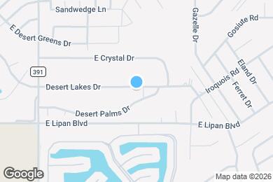 Map image of the property - 2112 E Desert Lakes Dr