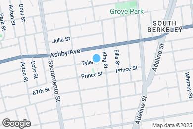 Map image of the property - 1650 Tyler St