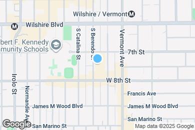 Map image of the property - 728 S Berendo St