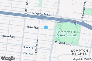 Map image of the property - 3640 Shaw Blvd