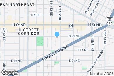 Map image of the property - 1127 G St NE