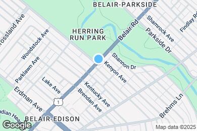 Map image of the property - 3705 Belair Rd