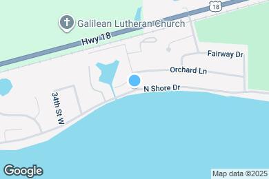 Map image of the property - 2700 N Shore Dr