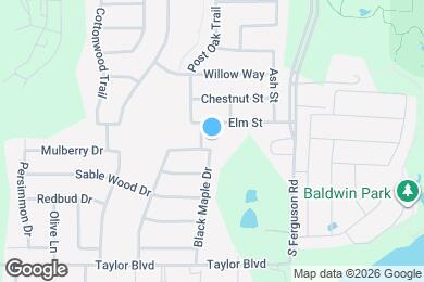 Map image of the property - 1718 White Pine Trail
