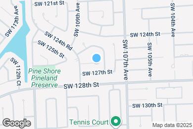 Map image of the property - 10820 SW 126th St