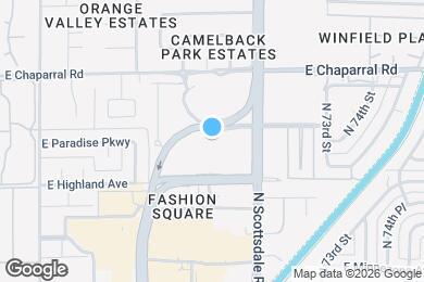 Map image of the property - 7141 E Rancho Vista Dr