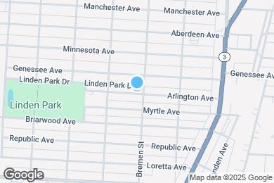 Map image of the property - 1510 Arlington Ave