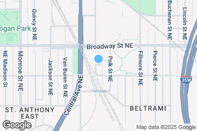 Map image of the property - 723 Tyler St NE