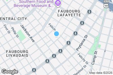 Map image of the property - 1823 Carondelet St