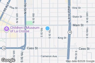 Map image of the property - 122 10th St S